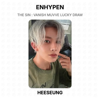 ENHYPEN THE SIN : VANISH MUVVE LUCKY DRAW Official Photocard