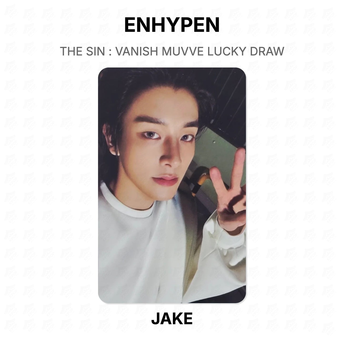 ENHYPEN THE SIN : VANISH MUVVE LUCKY DRAW Official Photocard