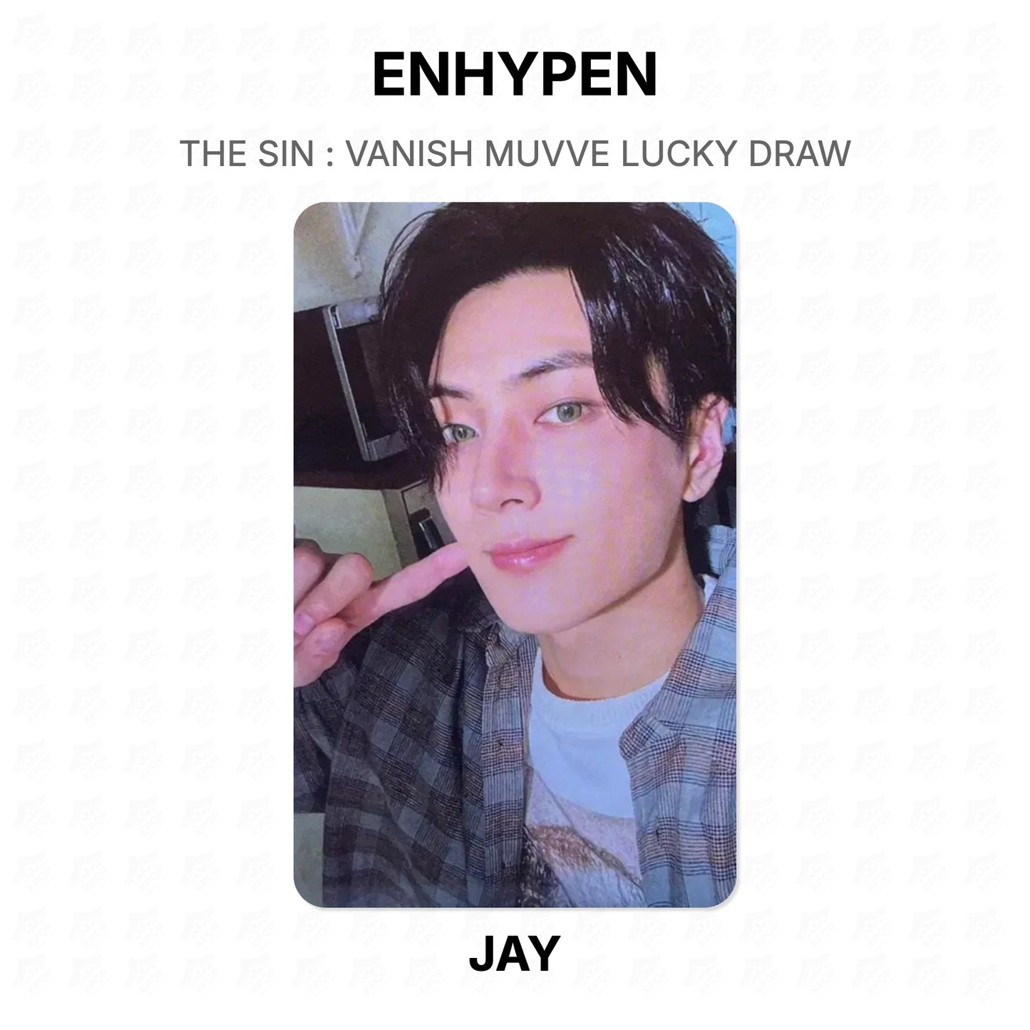 ENHYPEN THE SIN : VANISH MUVVE LUCKY DRAW Official Photocard