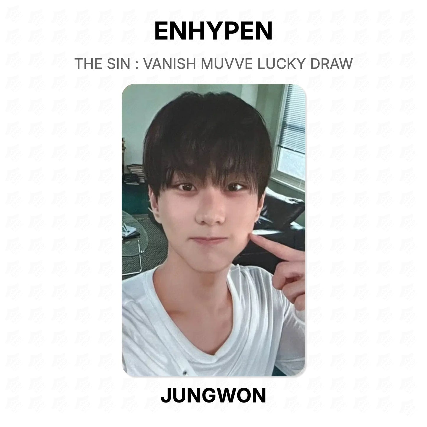 ENHYPEN THE SIN : VANISH MUVVE LUCKY DRAW Official Photocard