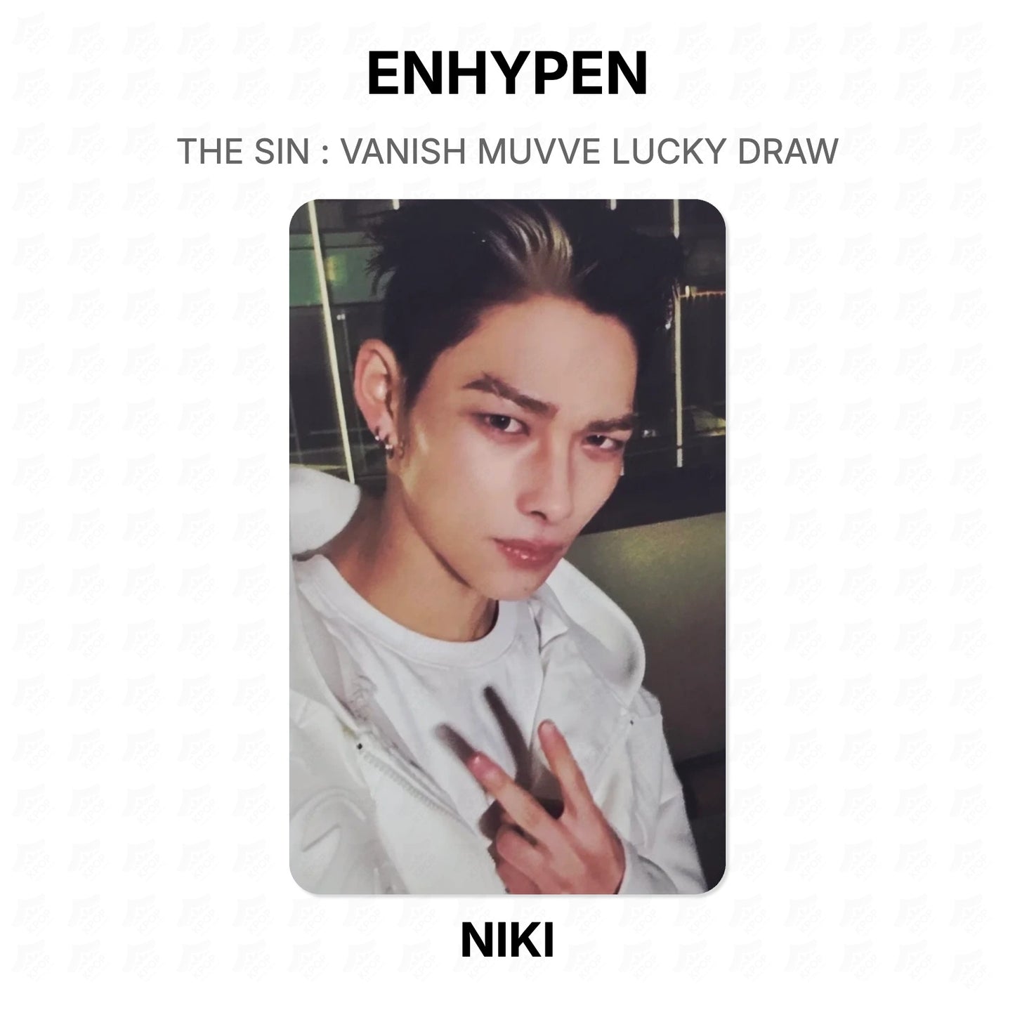 ENHYPEN THE SIN : VANISH MUVVE LUCKY DRAW Official Photocard