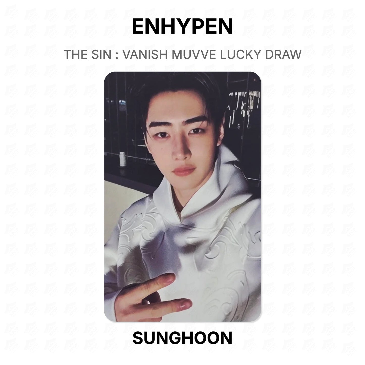 ENHYPEN THE SIN : VANISH MUVVE LUCKY DRAW Official Photocard