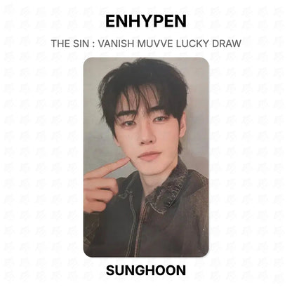 ENHYPEN THE SIN : VANISH MUVVE LUCKY DRAW Official Photocard