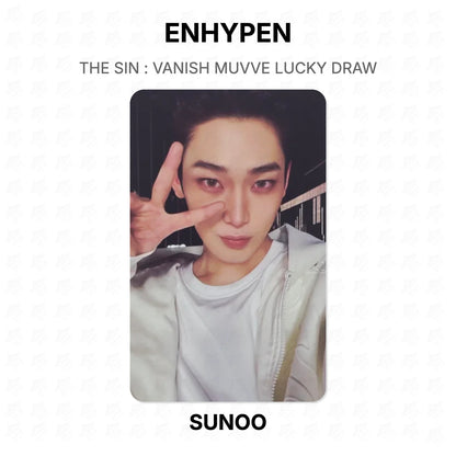 ENHYPEN THE SIN : VANISH MUVVE LUCKY DRAW Official Photocard