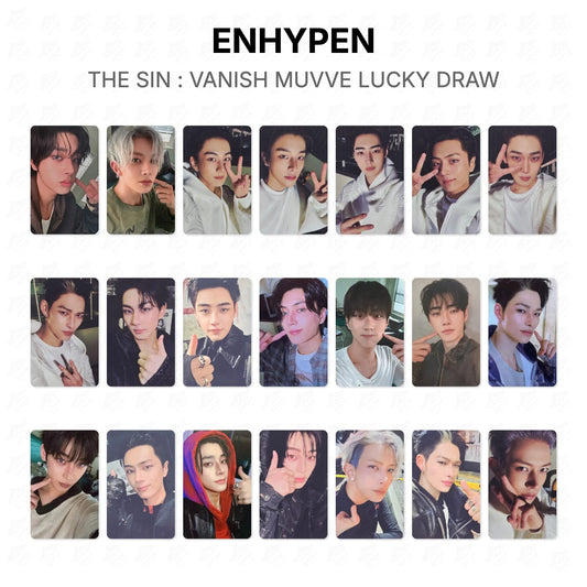 ENHYPEN THE SIN : VANISH MUVVE LUCKY DRAW Official Photocard