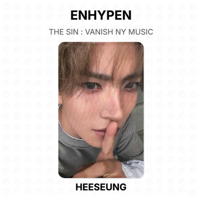 ENHYPEN THE SIN : VANISH NY MUSIC Official Photocard