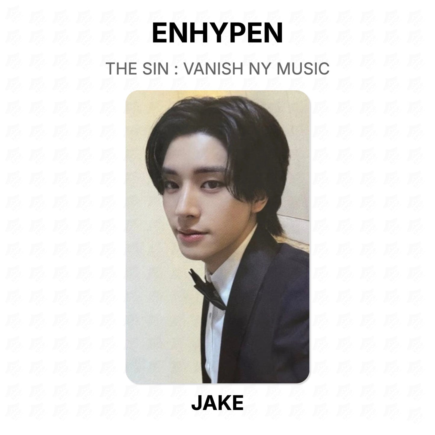 ENHYPEN THE SIN : VANISH NY MUSIC Official Photocard