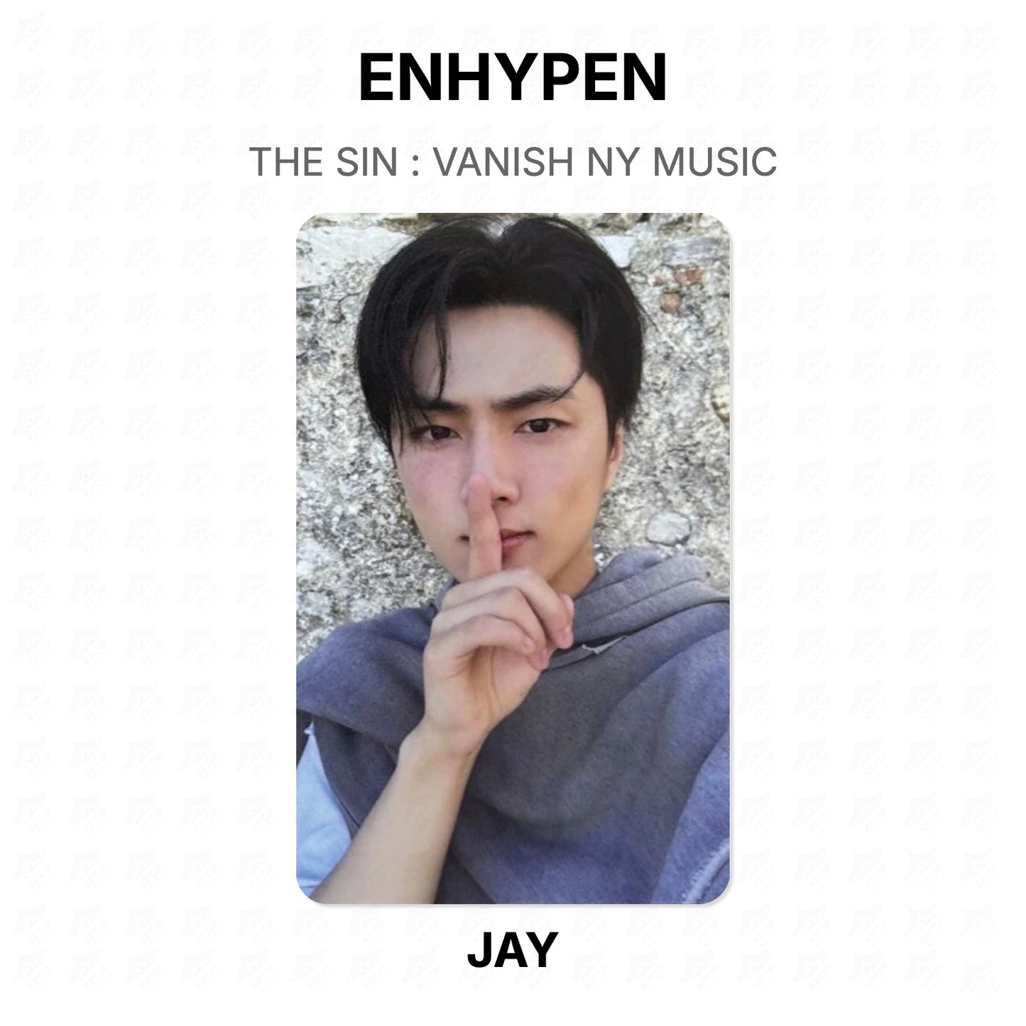 ENHYPEN THE SIN : VANISH NY MUSIC Official Photocard