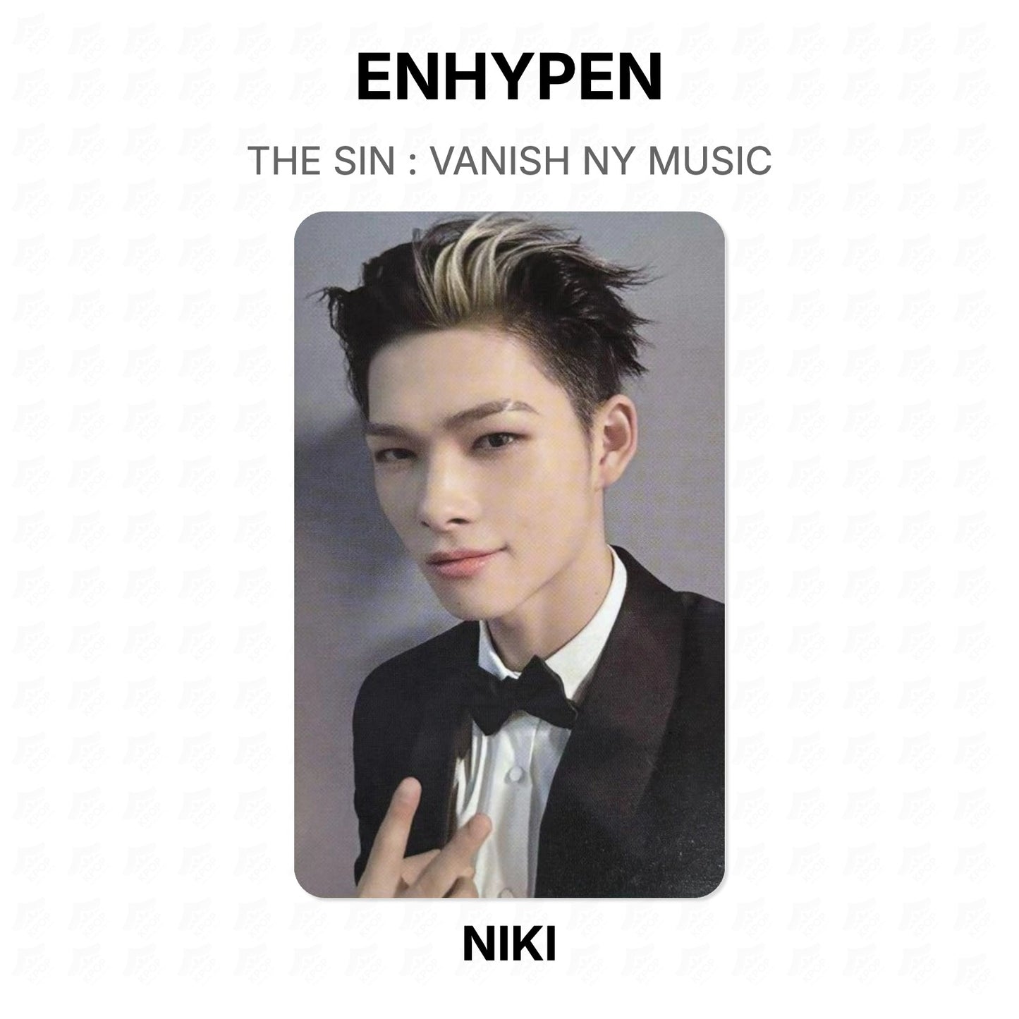ENHYPEN THE SIN : VANISH NY MUSIC Official Photocard