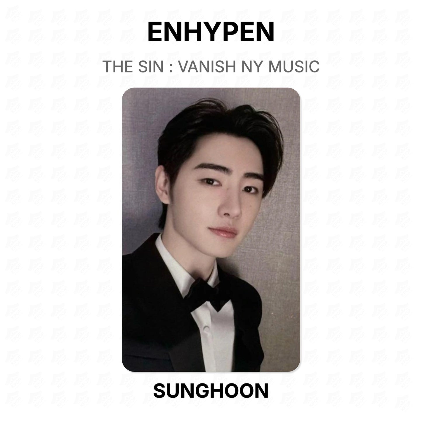 ENHYPEN THE SIN : VANISH NY MUSIC Official Photocard