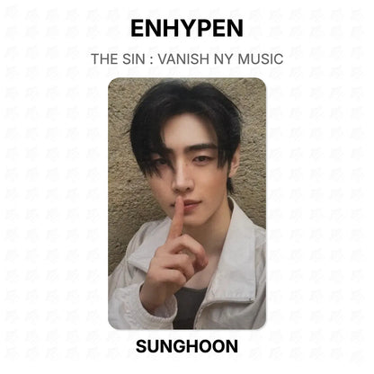 ENHYPEN THE SIN : VANISH NY MUSIC Official Photocard