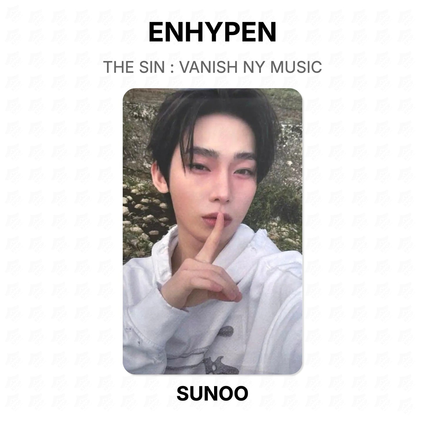 ENHYPEN THE SIN : VANISH NY MUSIC Official Photocard