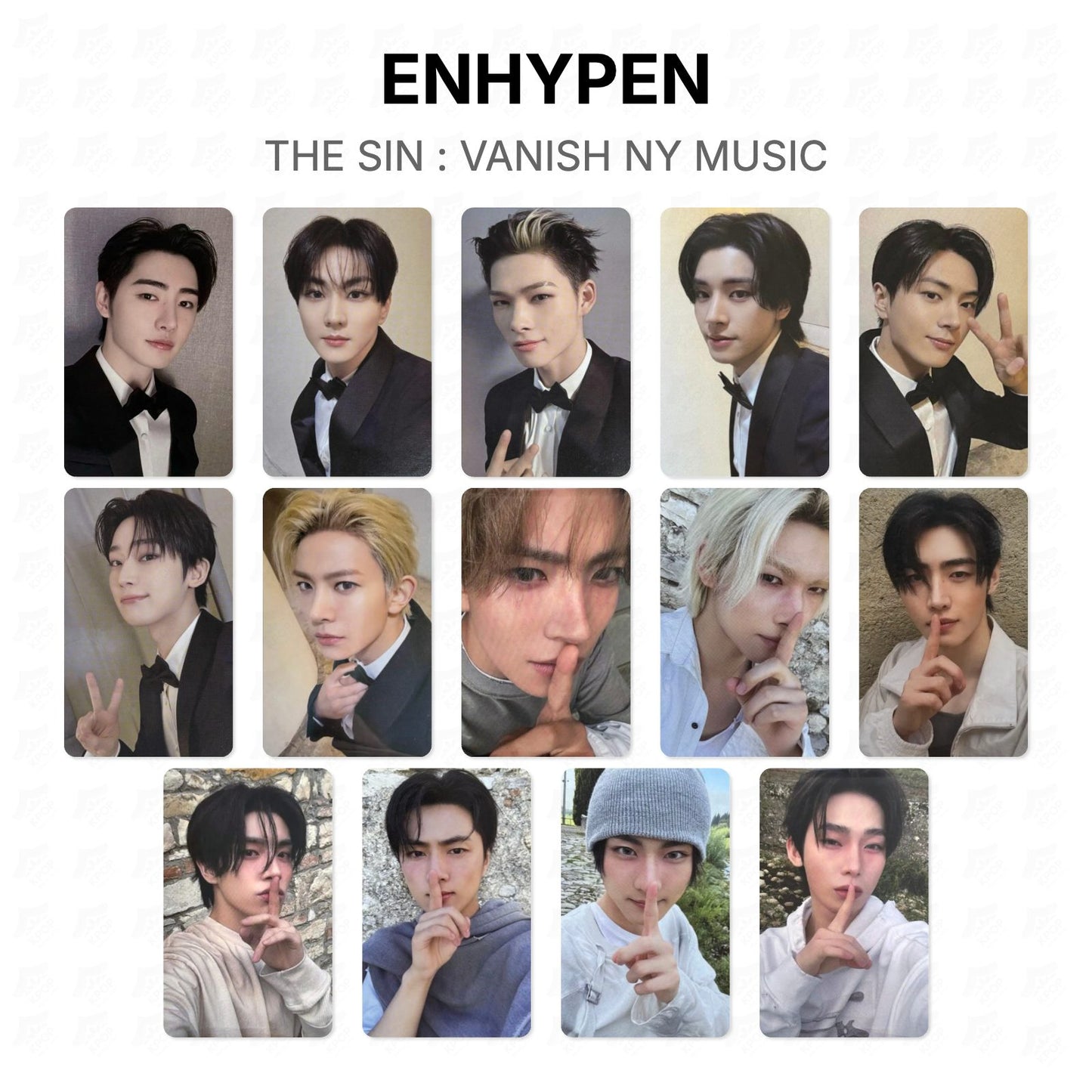 ENHYPEN THE SIN : VANISH NY MUSIC Official Photocard