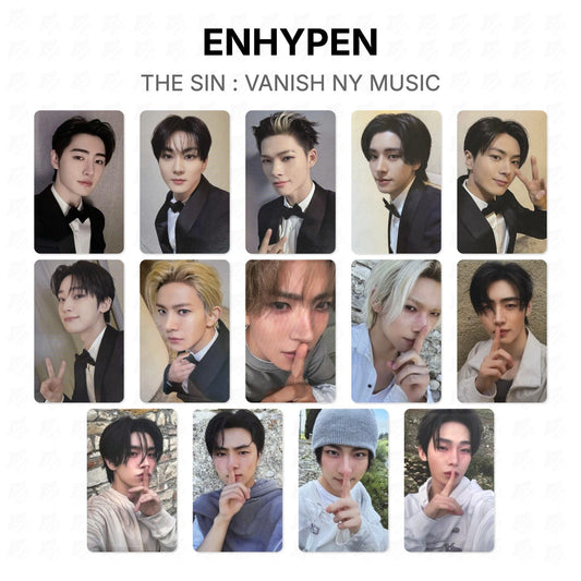 ENHYPEN THE SIN : VANISH NY MUSIC Official Photocard