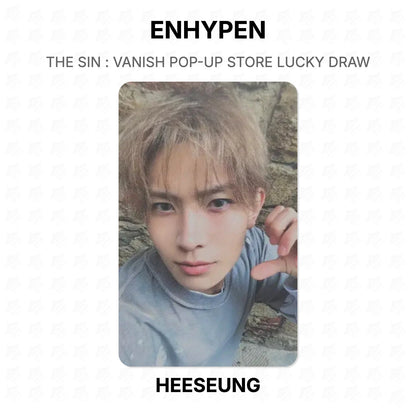 ENHYPEN THE SIN : VANISH POP-UP STORE LUCKY DRAW Official Photocard