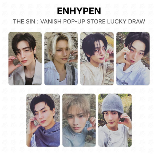 ENHYPEN THE SIN : VANISH POP-UP STORE LUCKY DRAW Official Photocard