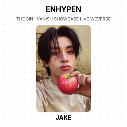 ENHYPEN THE SIN : VANISH SHOWCASE LIVE WEVERSE Official Photocard
