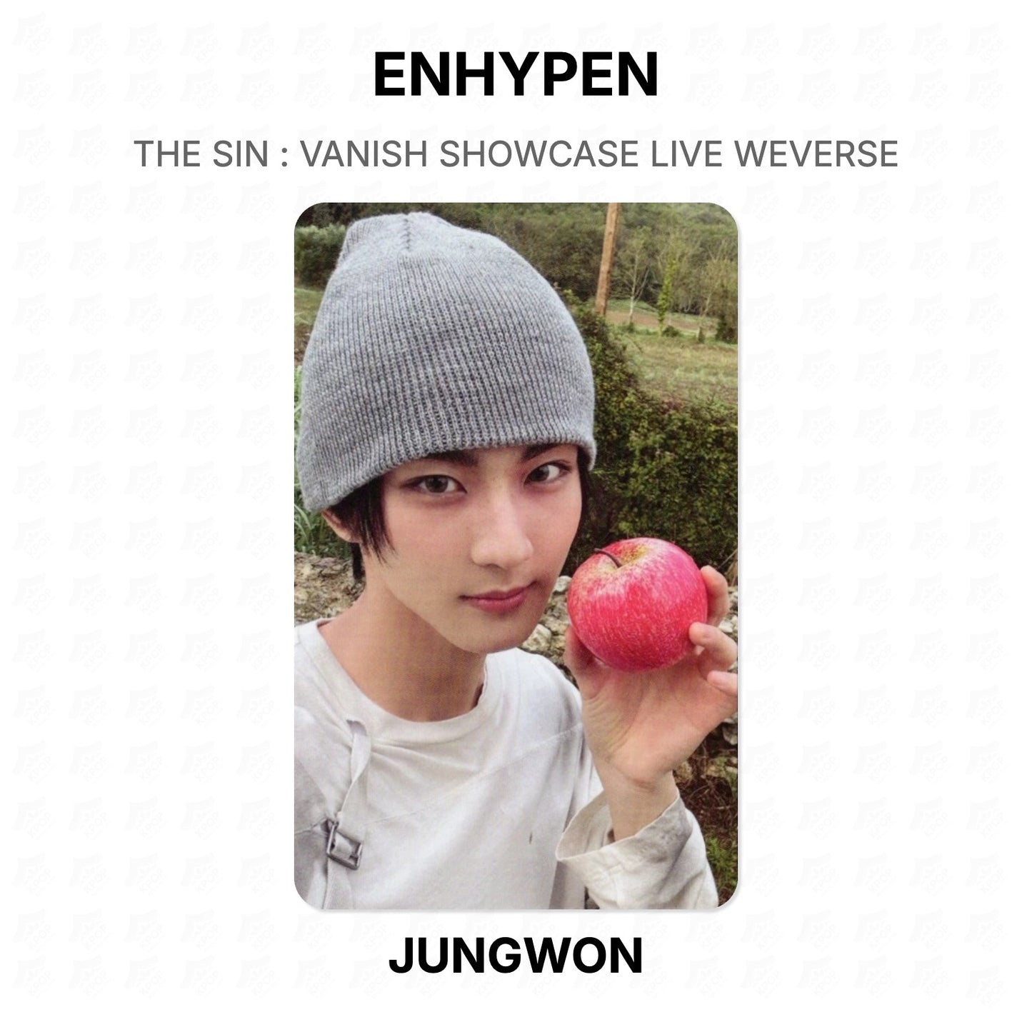 ENHYPEN THE SIN : VANISH SHOWCASE LIVE WEVERSE Official Photocard