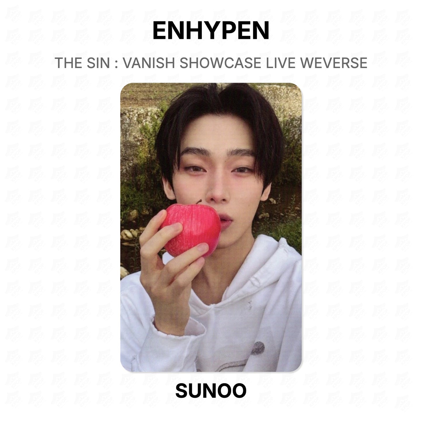 ENHYPEN THE SIN : VANISH SHOWCASE LIVE WEVERSE Official Photocard