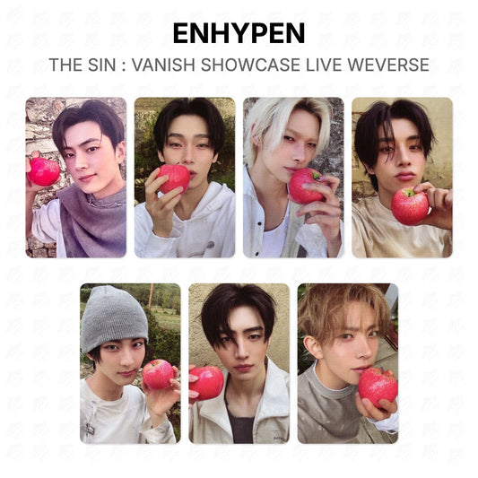 ENHYPEN THE SIN : VANISH SHOWCASE LIVE WEVERSE Official Photocard