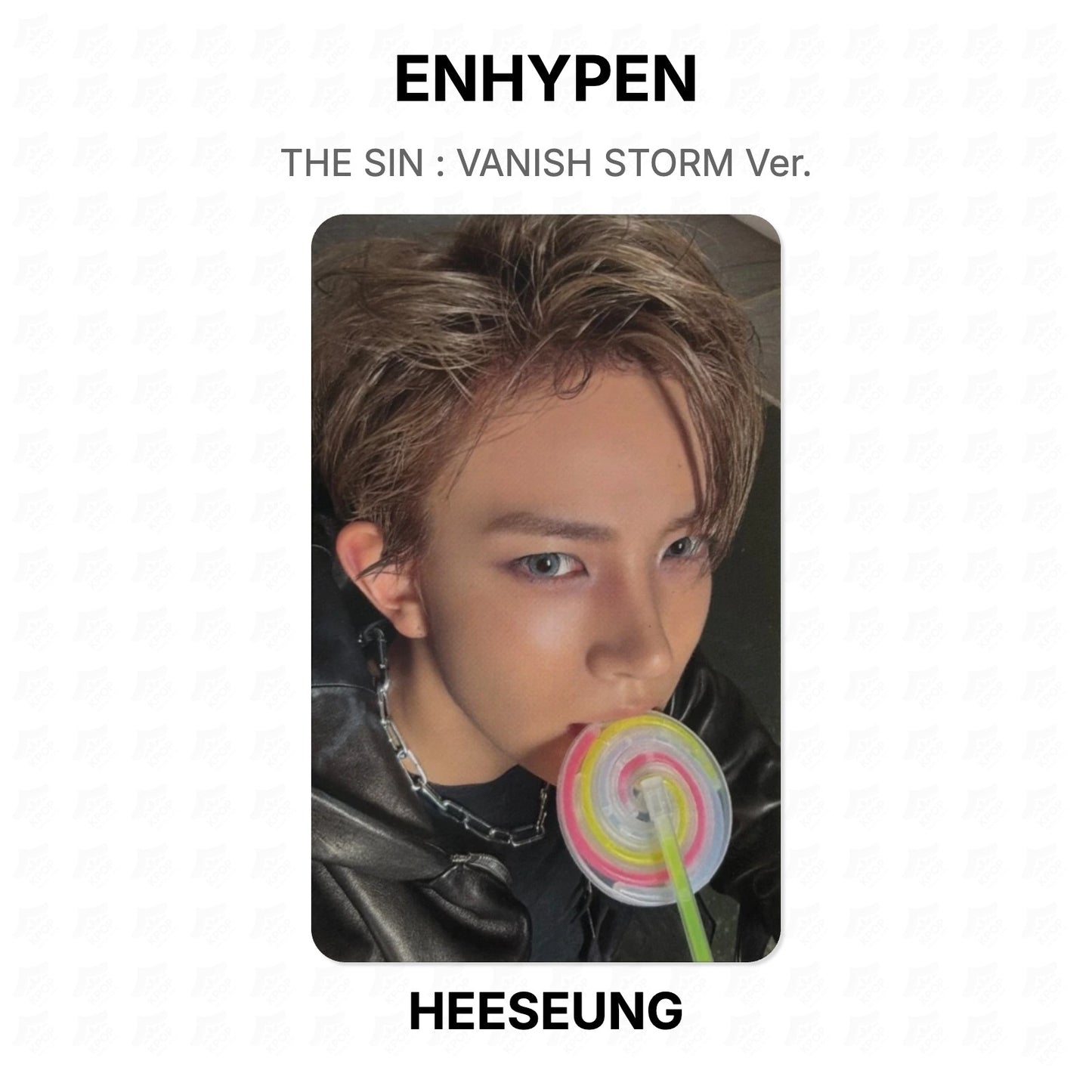 ENHYPEN THE SIN : VANISH STORM Ver. Official Photocard