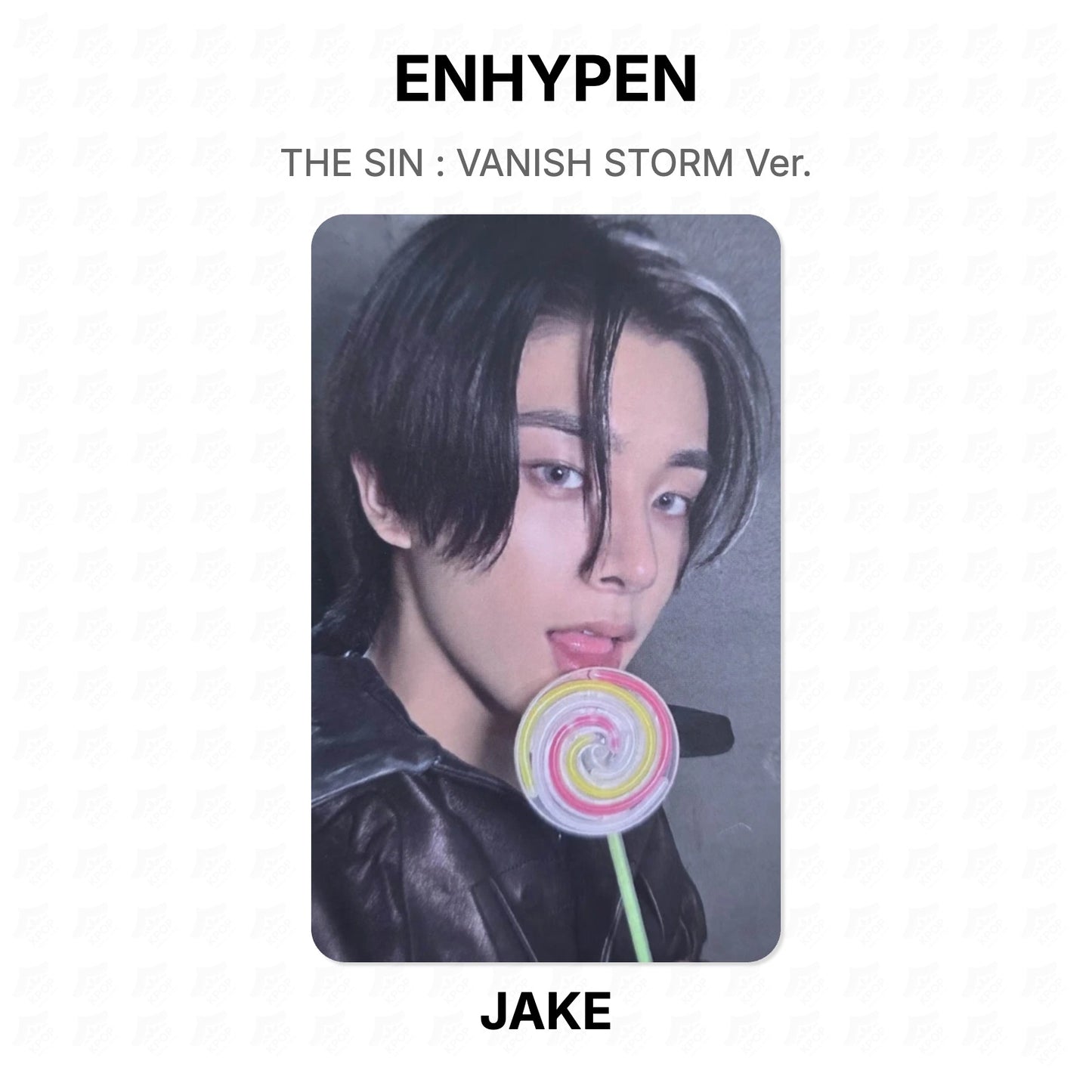 ENHYPEN THE SIN : VANISH STORM Ver. Official Photocard