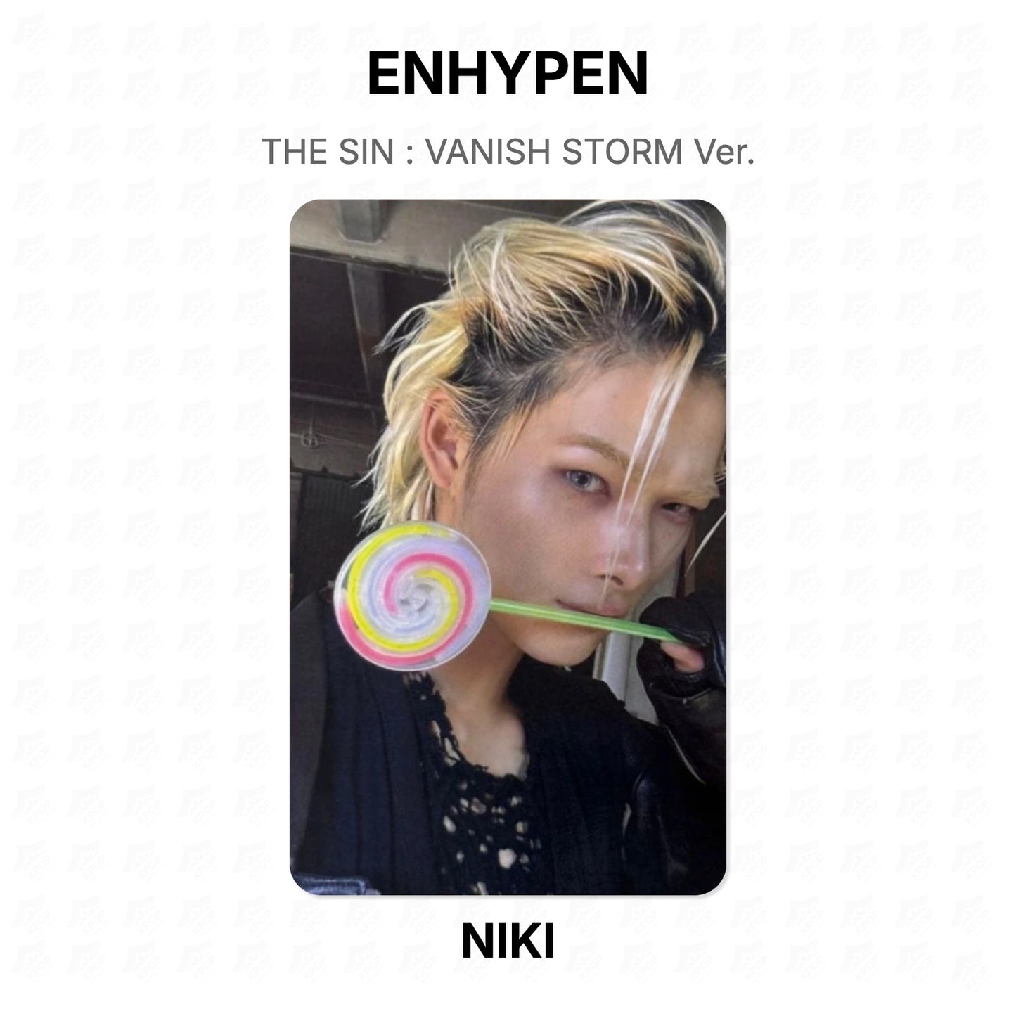 ENHYPEN THE SIN : VANISH STORM Ver. Official Photocard