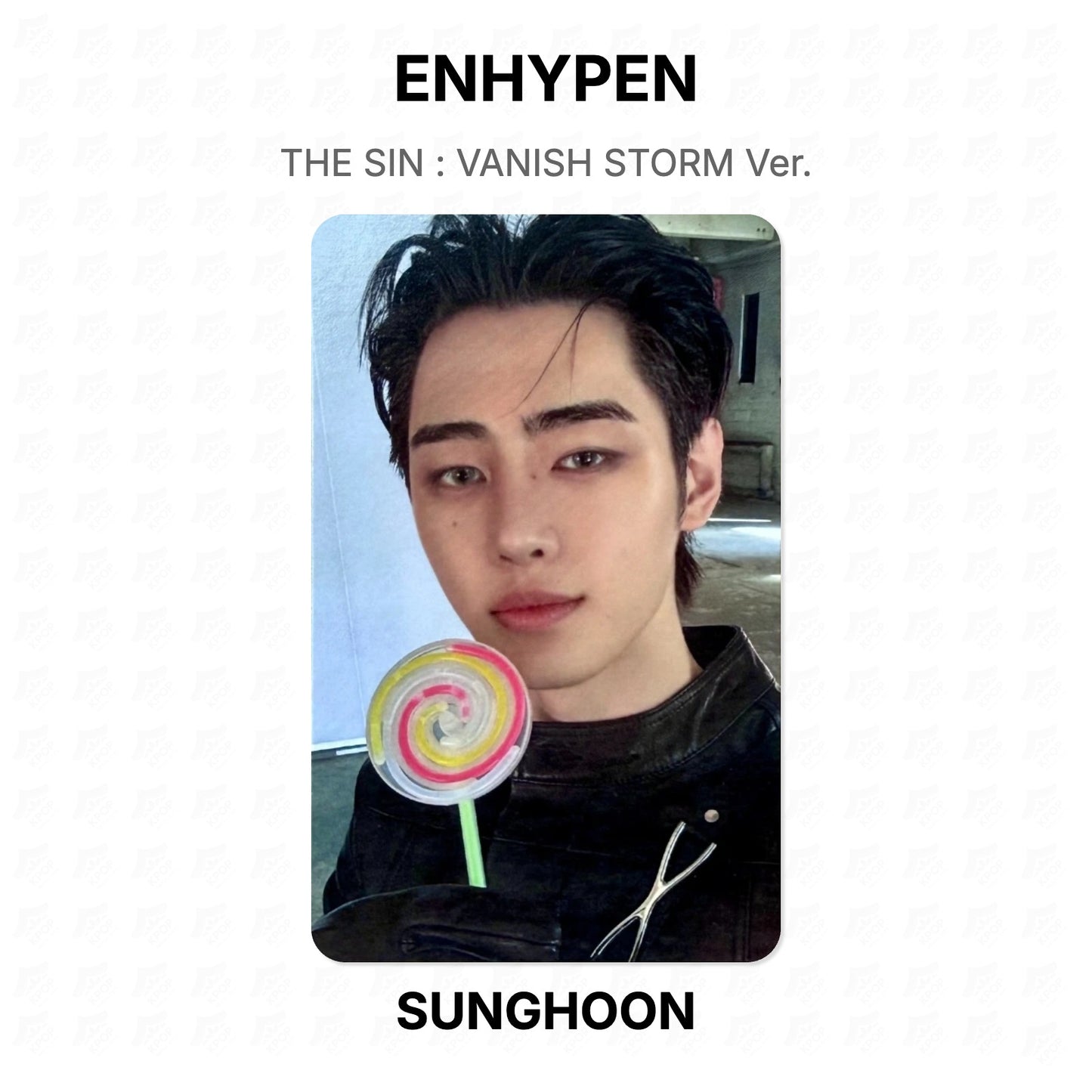 ENHYPEN THE SIN : VANISH STORM Ver. Official Photocard