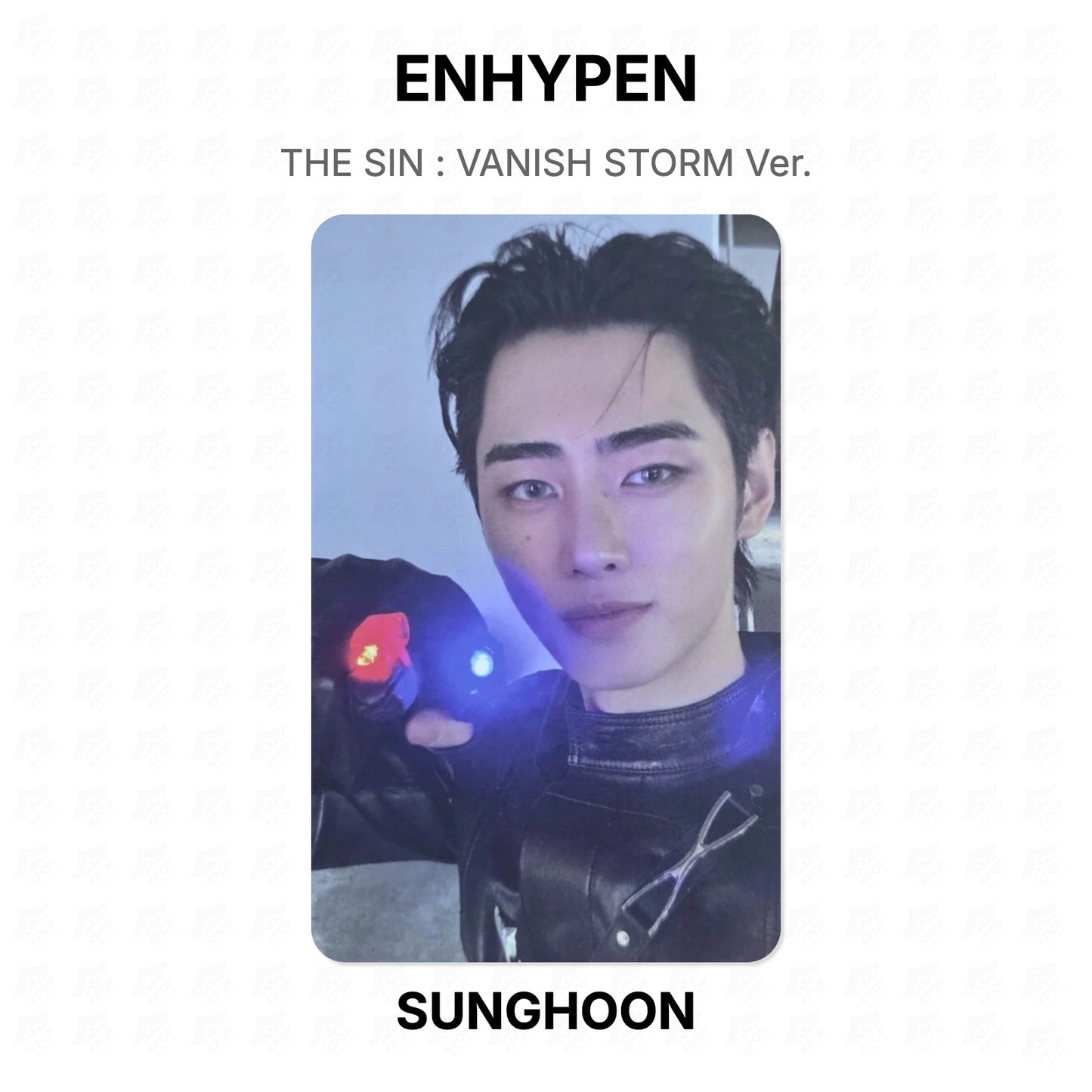 ENHYPEN THE SIN : VANISH STORM Ver. Official Photocard
