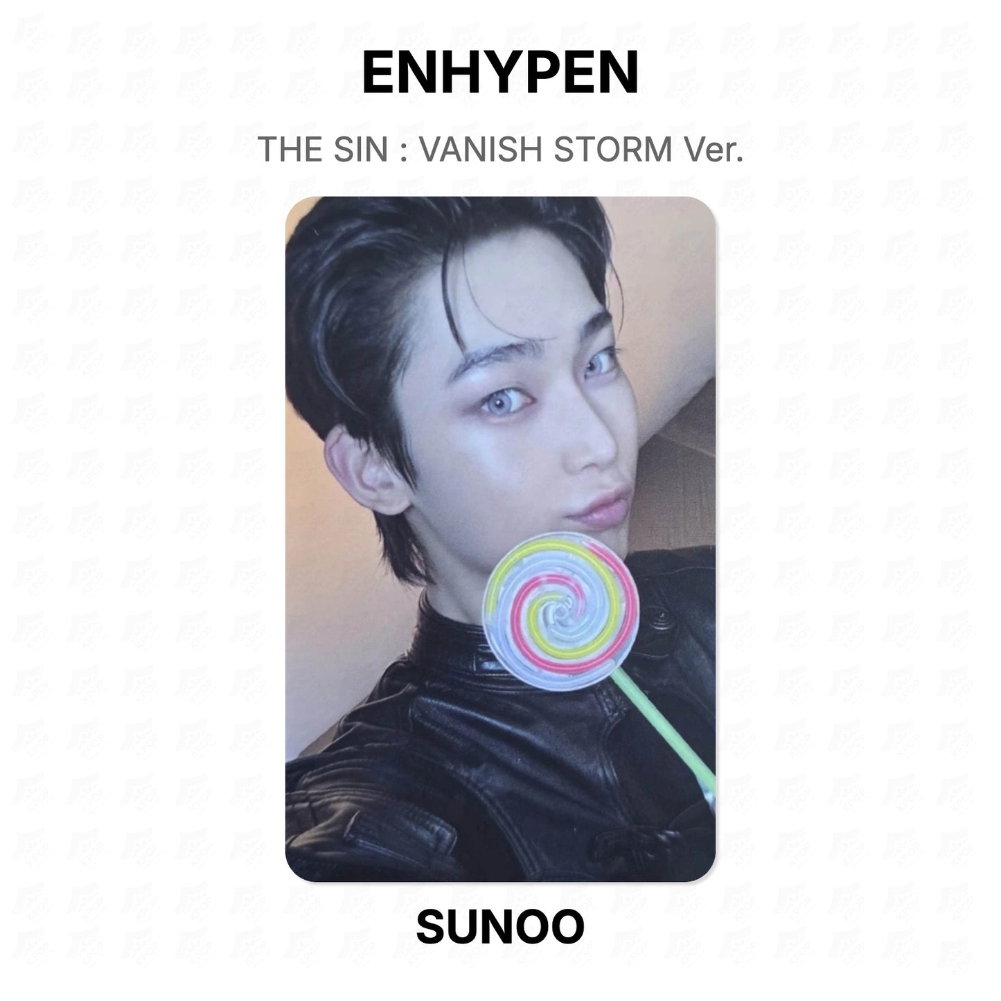 ENHYPEN THE SIN : VANISH STORM Ver. Official Photocard