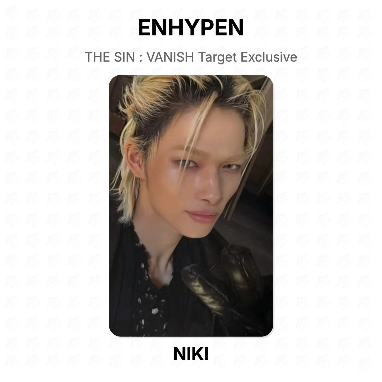ENHYPEN THE SIN : VANISH Target Exclusive Official Photocard