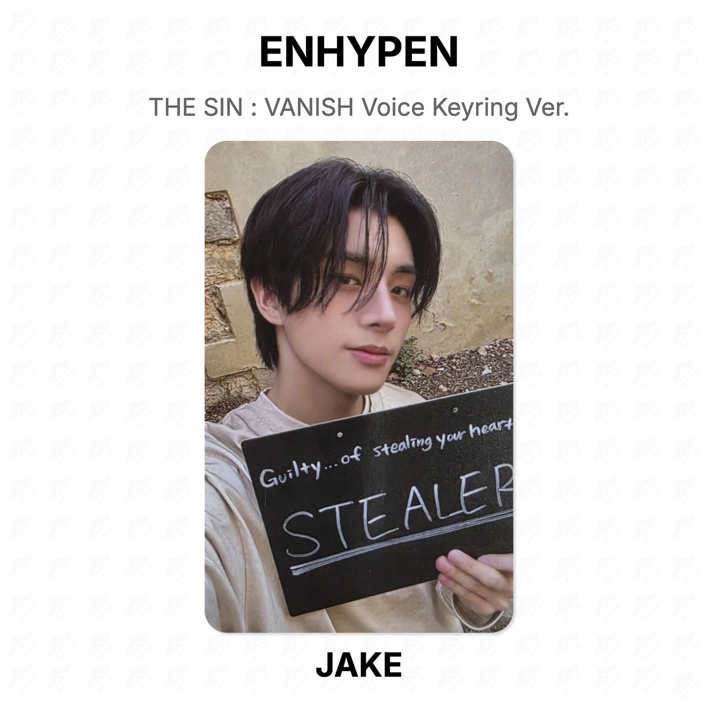 ENHYPEN THE SIN : VANISH Voice Keyring Ver. Official Photocard