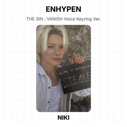 ENHYPEN THE SIN : VANISH Voice Keyring Ver. Official Photocard