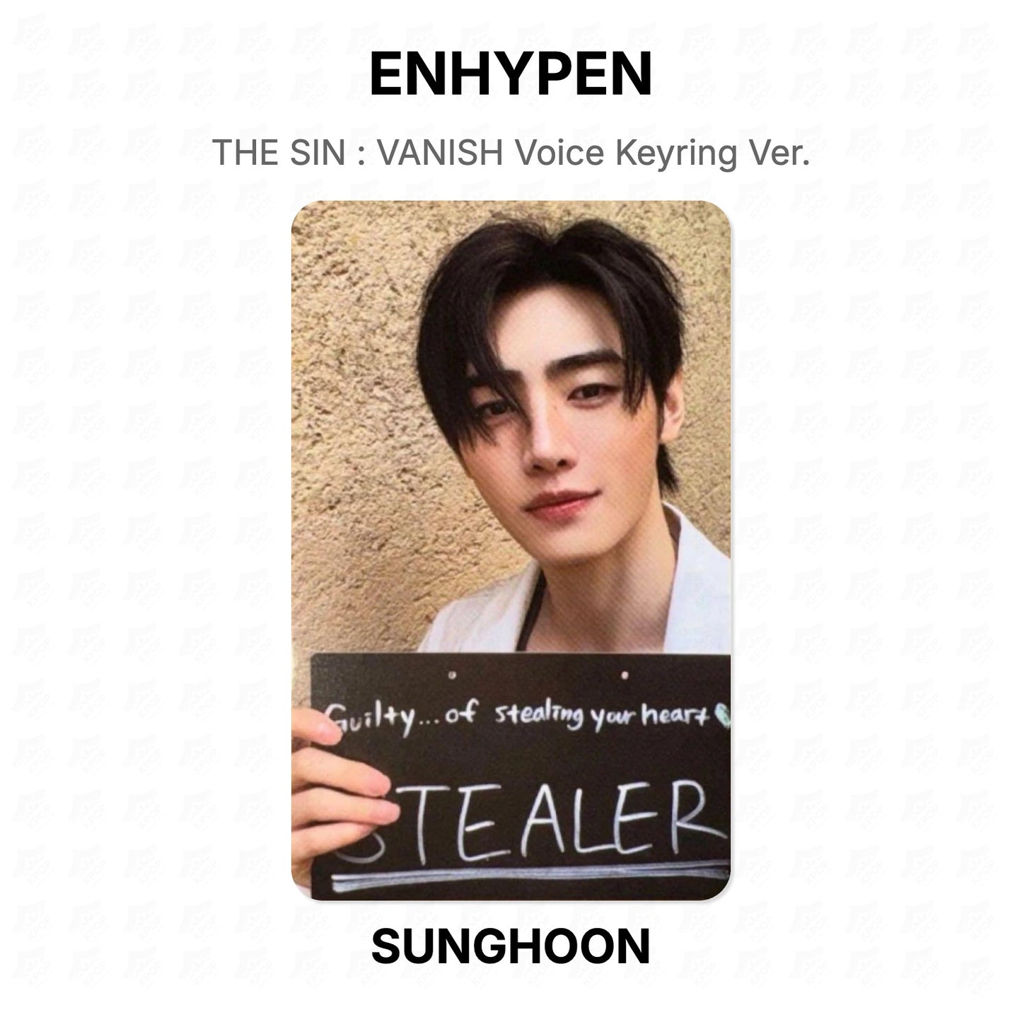 ENHYPEN THE SIN : VANISH Voice Keyring Ver. Official Photocard