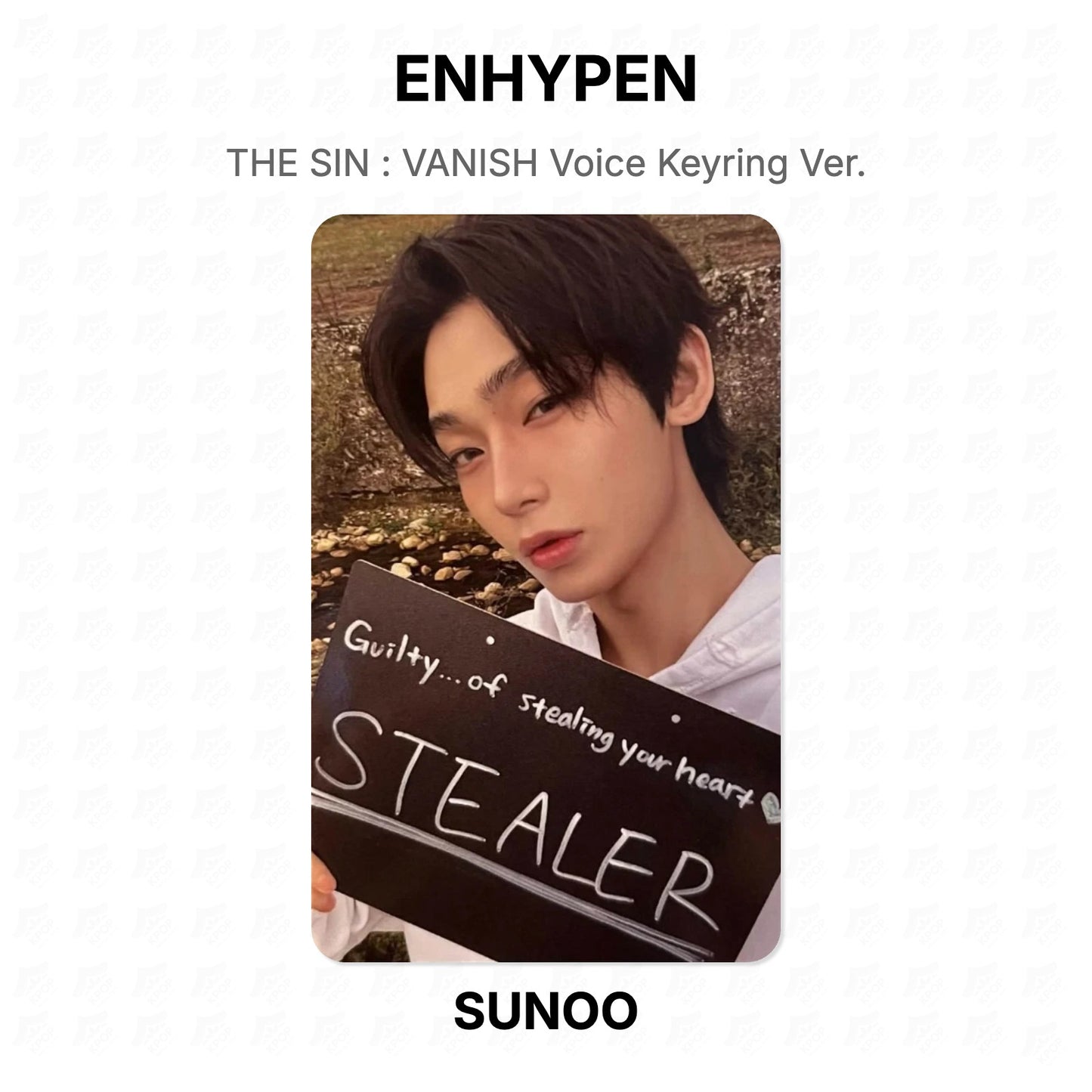 ENHYPEN THE SIN : VANISH Voice Keyring Ver. Official Photocard