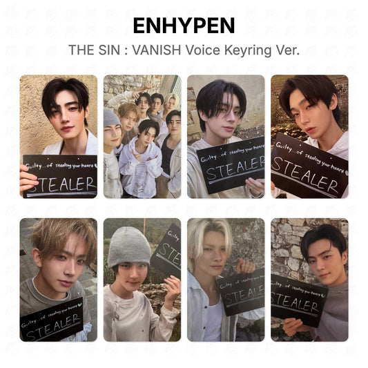 ENHYPEN THE SIN : VANISH Voice Keyring Ver. Official Photocard