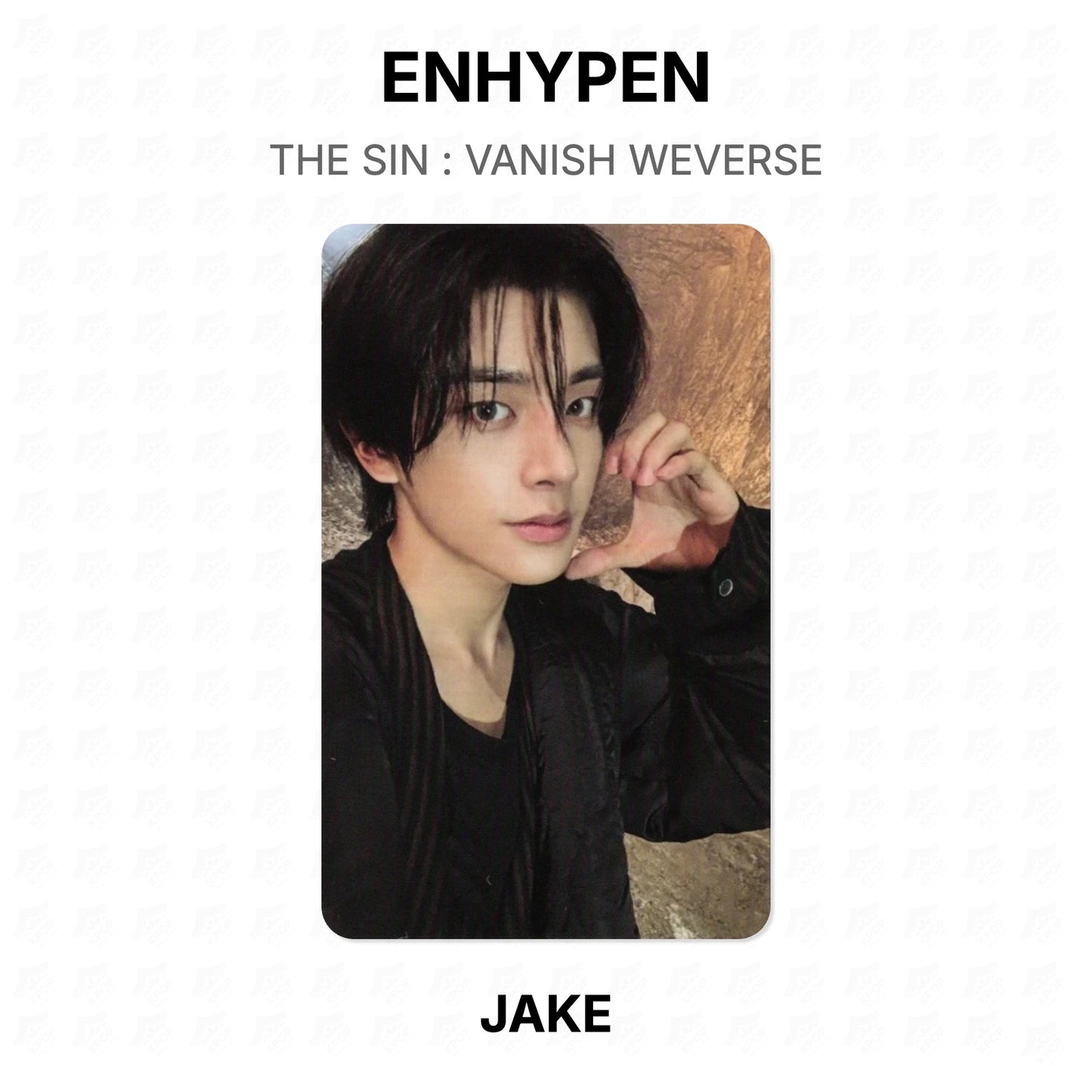 ENHYPEN THE SIN : VANISH WEVERSE Official Photocard