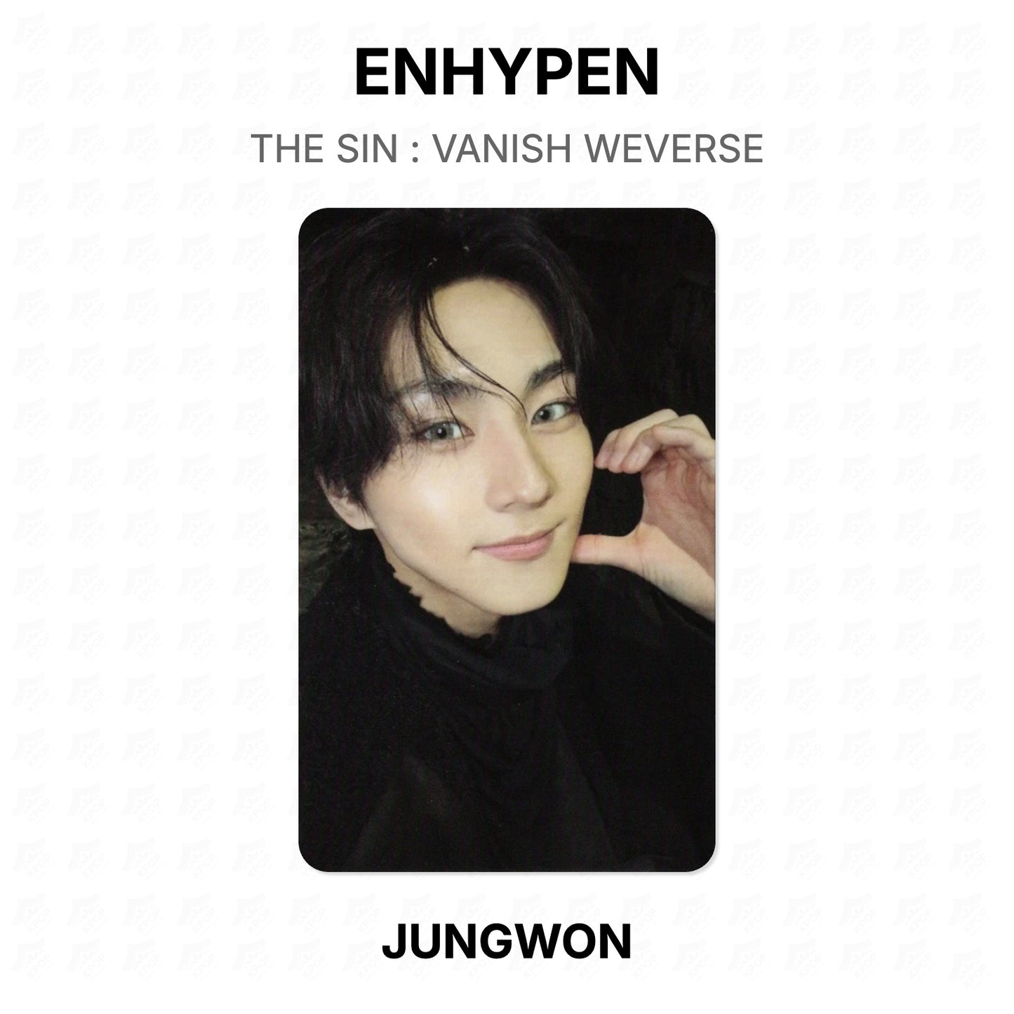 ENHYPEN THE SIN : VANISH WEVERSE Official Photocard