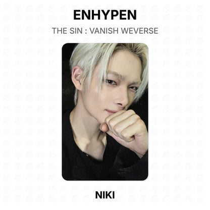 ENHYPEN THE SIN : VANISH WEVERSE Official Photocard