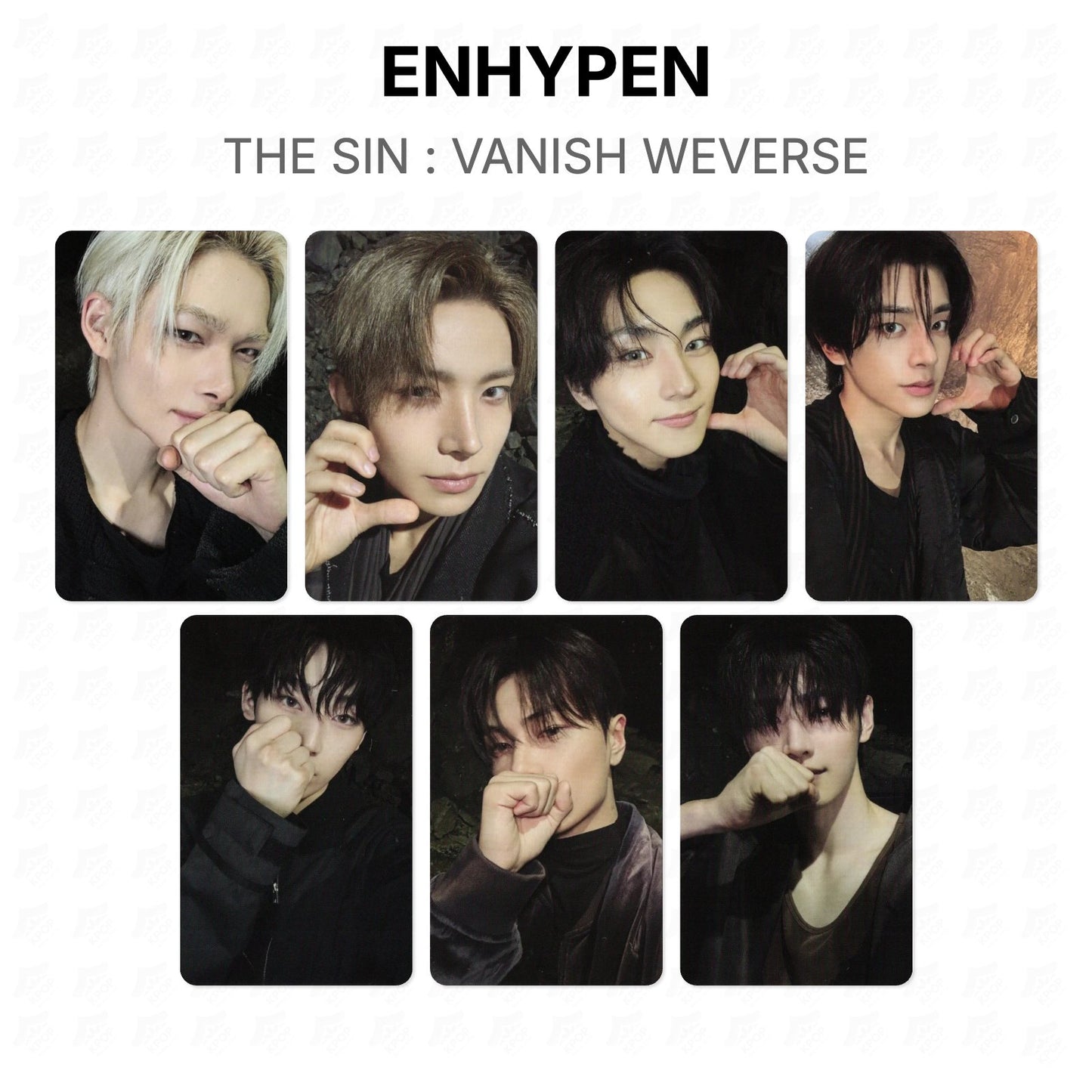 ENHYPEN THE SIN : VANISH WEVERSE Official Photocard