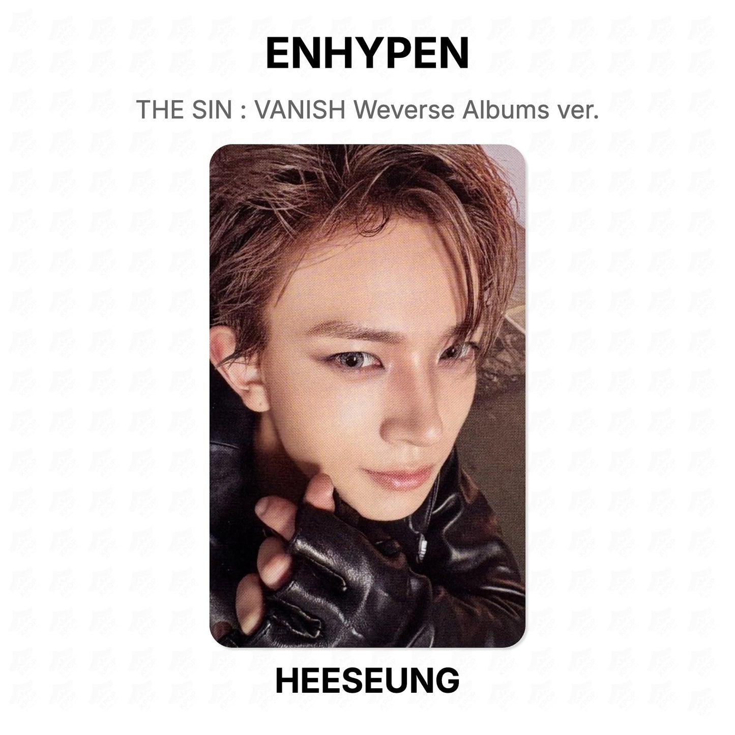 ENHYPEN THE SIN : VANISH Weverse Albums ver. Official Photocard
