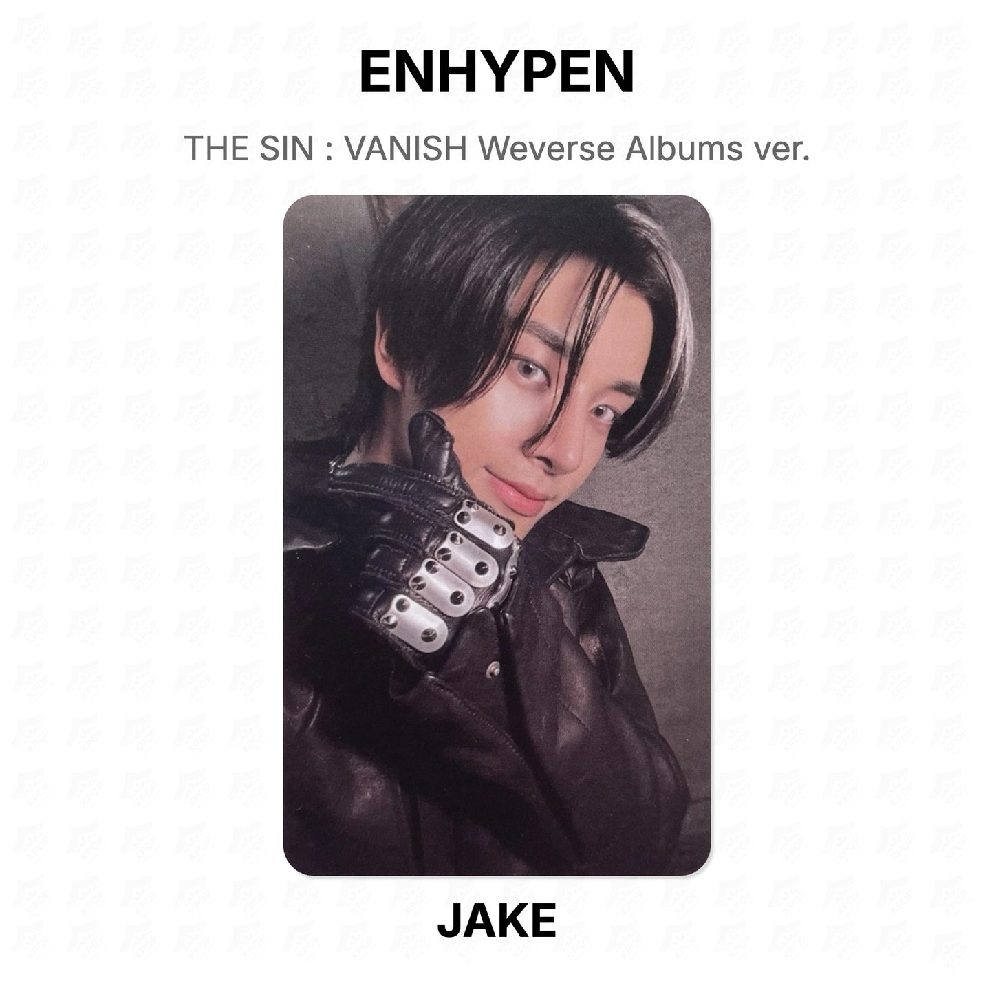 ENHYPEN THE SIN : VANISH Weverse Albums ver. Official Photocard