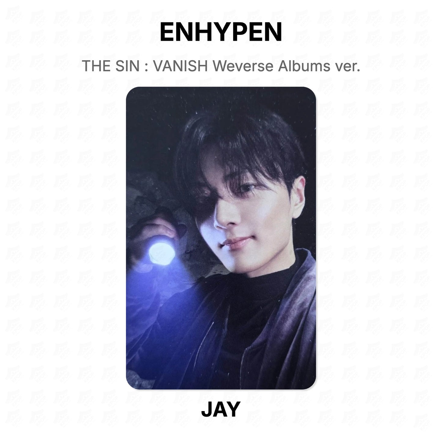 ENHYPEN THE SIN : VANISH Weverse Albums ver. Official Photocard