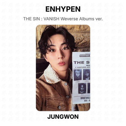 ENHYPEN THE SIN : VANISH Weverse Albums ver. Official Photocard