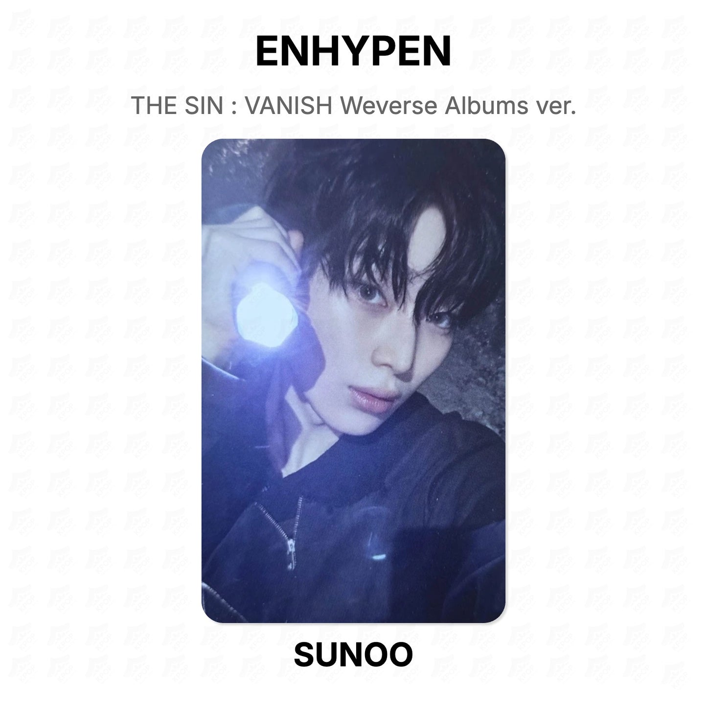 ENHYPEN THE SIN : VANISH Weverse Albums ver. Official Photocard