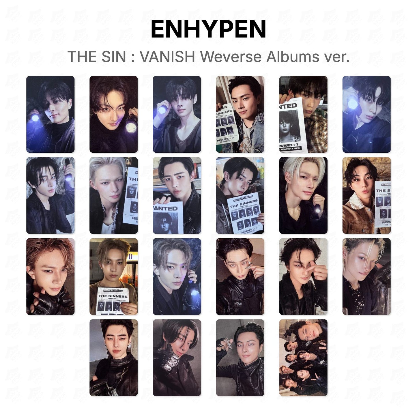ENHYPEN THE SIN : VANISH Weverse Albums ver. Official Photocard
