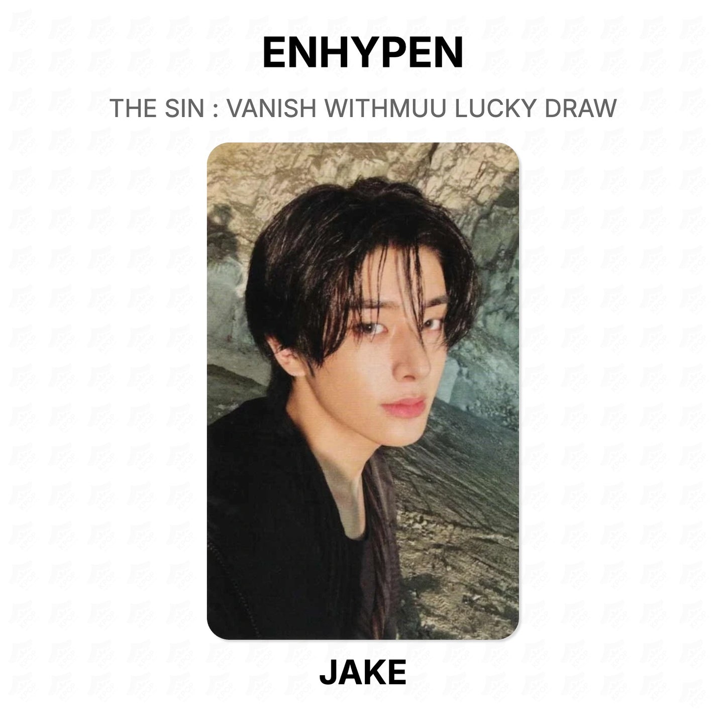 ENHYPEN THE SIN : VANISH WITHMUU LUCKY DRAW Official Photocard
