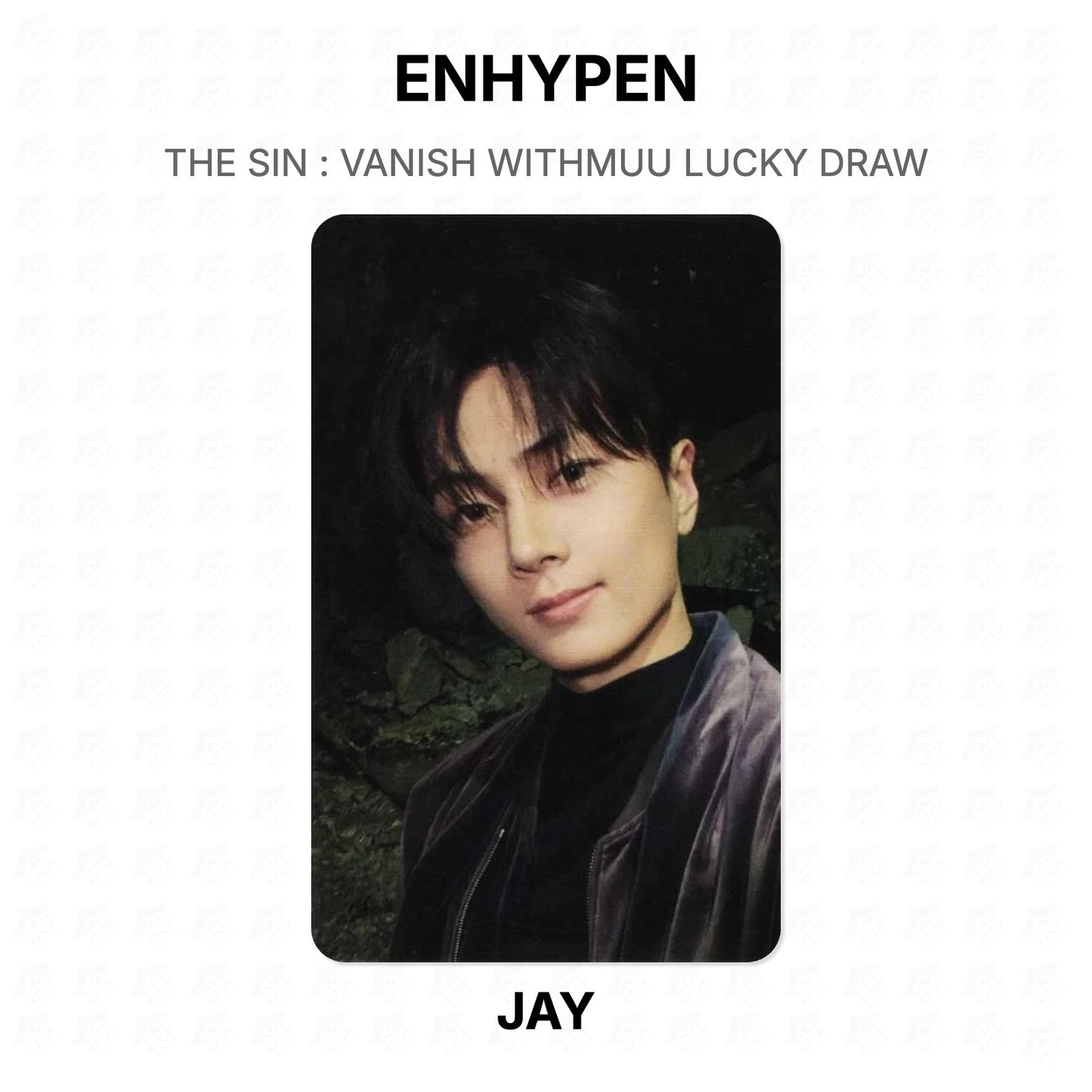 ENHYPEN THE SIN : VANISH WITHMUU LUCKY DRAW Official Photocard
