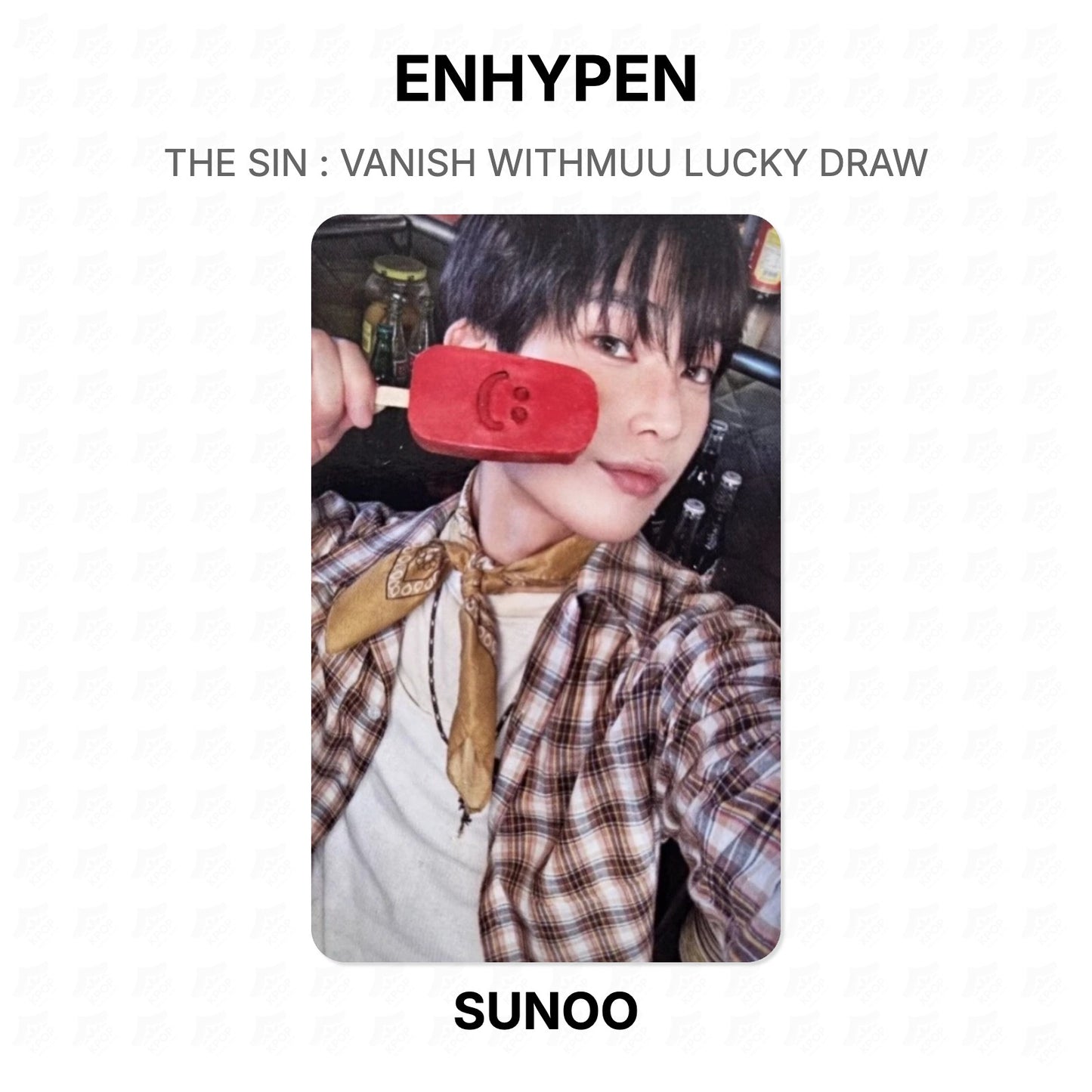ENHYPEN THE SIN : VANISH WITHMUU LUCKY DRAW Official Photocard
