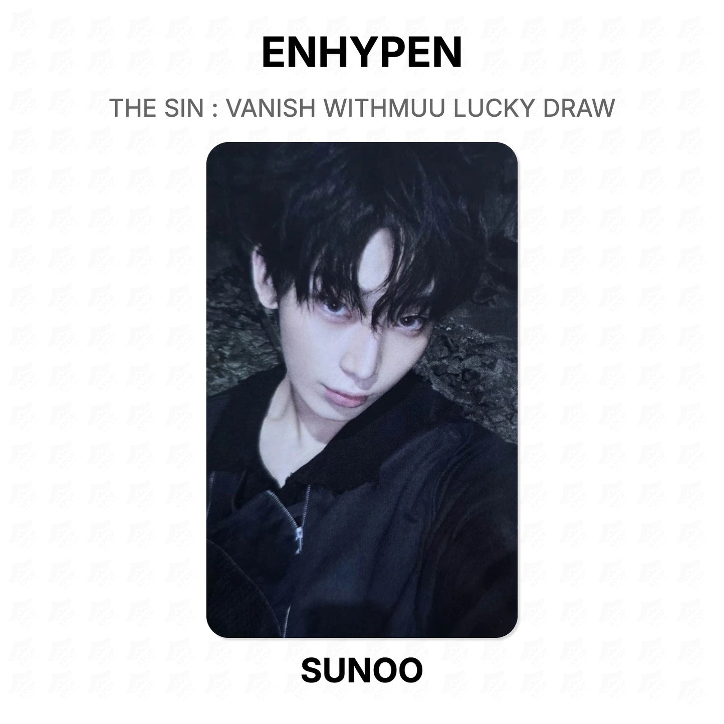 ENHYPEN THE SIN : VANISH WITHMUU LUCKY DRAW Official Photocard